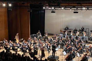 Orquestra Sinfônica do Teatro Nacional Claudio Santoro na sala Martins Pena -  (crédito: Divulgação)