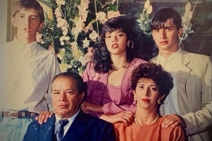 Professor Rogério Antônio de Lima com a família