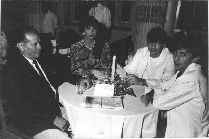 Professor Rogério Antônio de Lima com a família