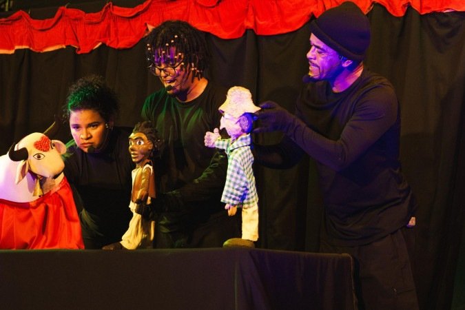 Apresentação no Espaço Cultural Cidade dos Bonecos.   -  (crédito: Bernardo Fernandes )