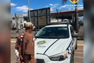 O homem foi preso após receber atendimento médico - (crédito: Reprodução/PMDF) O homem foi preso após receber atendimento médico - (crédito: Reprodução/PMDF)