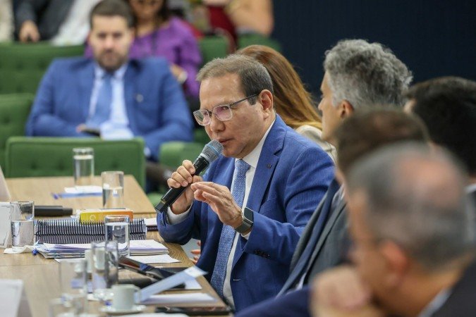 Segundo Nelson, a proposta discutida prevê que bancos públicos e privados atuem como garantidores da operação - (crédito: Gustavo Moreno/STF.) Segundo Nelson, a proposta discutida prevê que bancos públicos e privados atuem como garantidores da operação - (crédito: Gustavo Moreno/STF.)