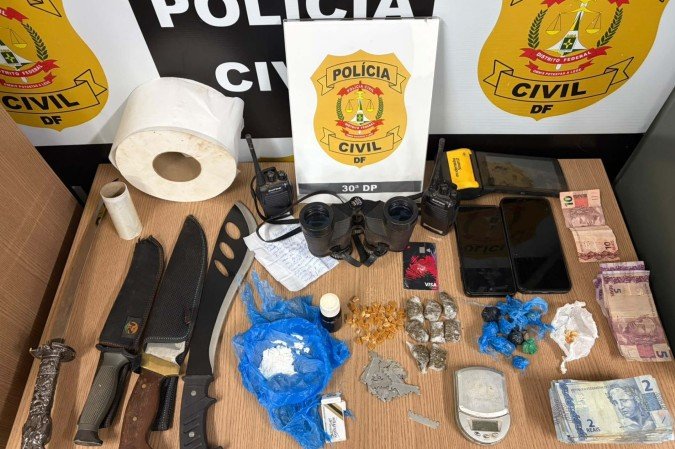 Drogas apreendidas pela PCDF - (crédito: PCDF/Divulgação) Drogas apreendidas pela PCDF - (crédito: PCDF/Divulgação)