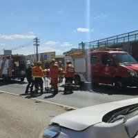 Atropelamento na EPTG, no sentido Taguatinga -  (crédito:  Guilherme Felix CB/DA Press)