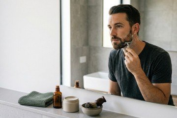 Manter uma rotina de barbear adequada é essencial para a saúde da pele masculina, prevenindo irritações e foliculite - (crédito: Flow) Manter uma rotina de barbear adequada é essencial para a saúde da pele masculina, prevenindo irritações e foliculite - (crédito: Flow)