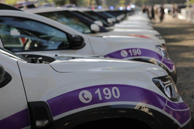 Patrulha policial é objeto de investigação em caso de suposta abordagem a motorista de Haddad - (crédito: PMSP) Patrulha policial é objeto de investigação em caso de suposta abordagem a motorista de Haddad - (crédito: PMSP)
