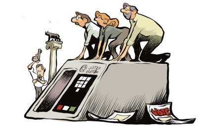 Come&ccedil;a corrida pelo voto -  (crédito: Kleber Sales) -Come&ccedil;a corrida pelo voto -  (crédito: Kleber Sales)