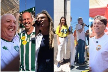 Candidatos ao Governo do Distrito Federal deram início neste domingo (16/8) às atividades de campanha. Entre as cidades escolhidas foram: Ceilândia, Gama e Samambaia - (crédito: Candidatos ao GDF iniciam campanha com agendas em diferentes regiões) Candidatos ao Governo do Distrito Federal deram início neste domingo (16/8) às atividades de campanha. Entre as cidades escolhidas foram: Ceilândia, Gama e Samambaia - (crédito: Candidatos ao GDF iniciam campanha com agendas em diferentes regiões)