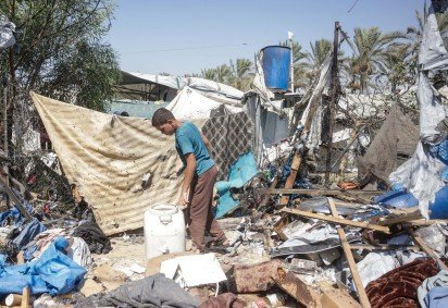 A delegação do grupo palestino buscava informar 