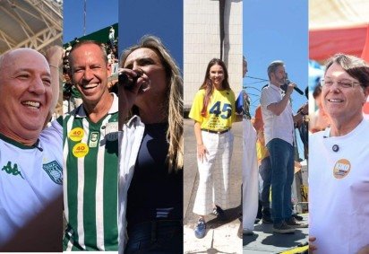 Candidatos ao Governo do Distrito Federal deram início neste domingo (16/8) às atividades de campanha. Entre as cidades escolhidas foram: Ceilândia, Gama e Samambaia  -  (crédito: Candidatos ao GDF iniciam campanha com agendas em diferentes regiões)