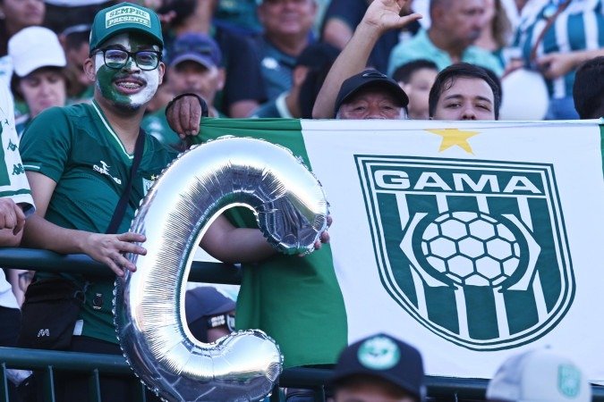 16/08/2026. Ed Alves/CB/D.A Press. Esportes. Gama 4x0 São Jose (RS) Gama sobe para serie C campeonato Brasileiro. - (crédito: Ed Alves/CB/D.A Press) 16/08/2026. Ed Alves/CB/D.A Press. Esportes. Gama 4x0 São Jose (RS) Gama sobe para serie C campeonato Brasileiro. - (crédito: Ed Alves/CB/D.A Press)