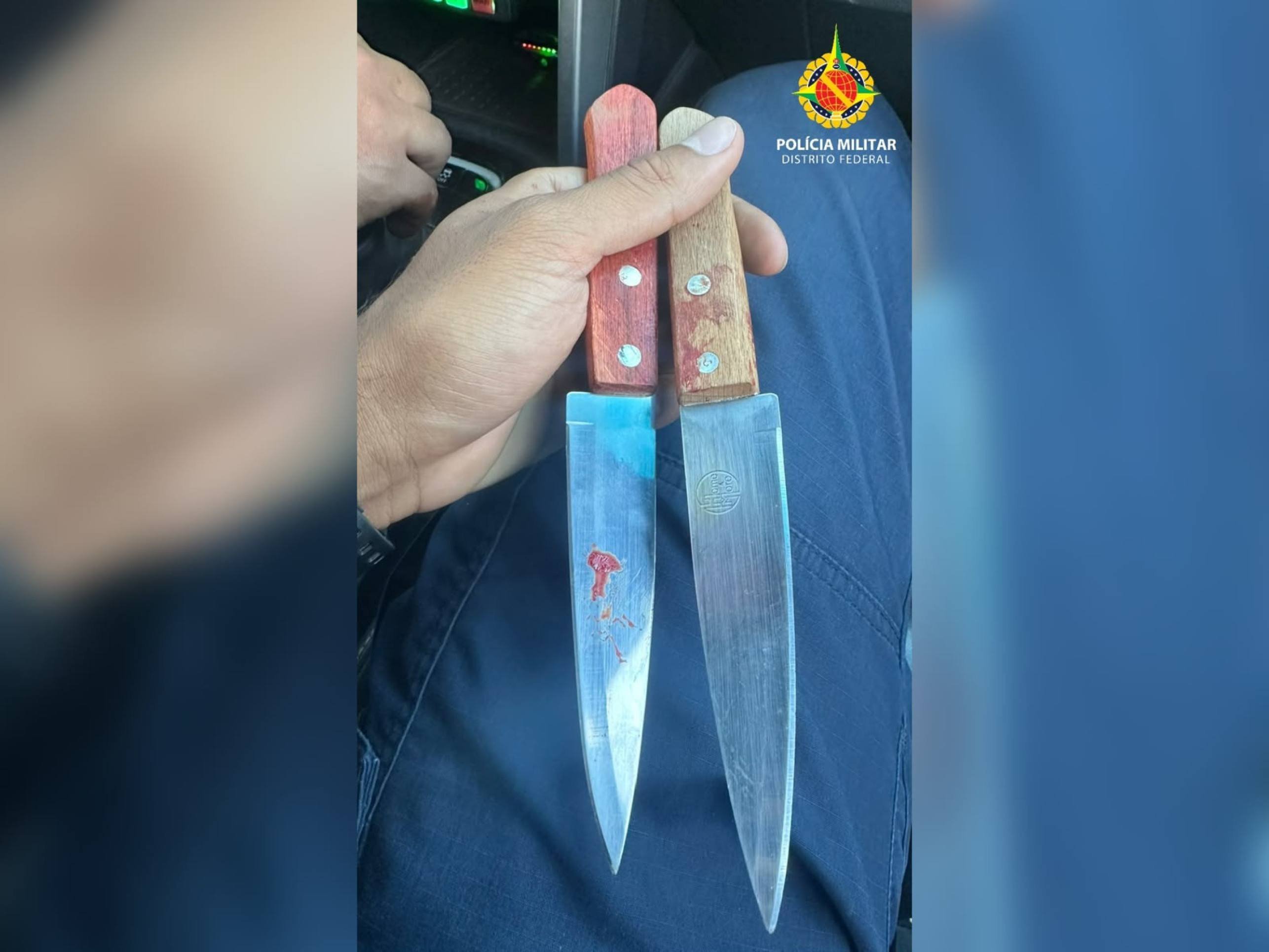Adolescente é apreendido pela PMDF após esfaquear a própria irmã