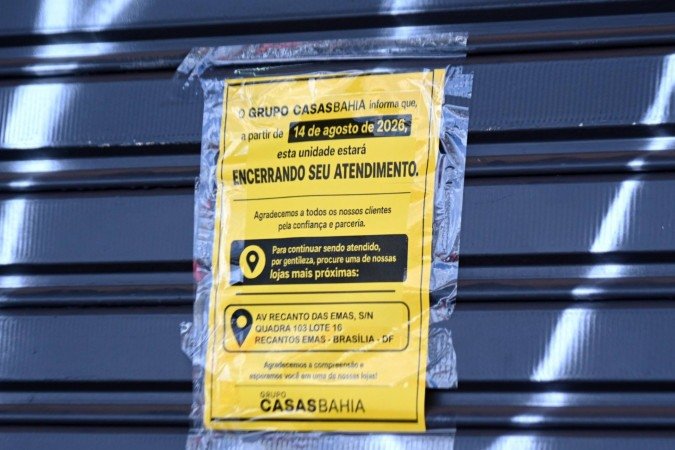Casas Bahia entra com pedido de recuperação judicial - (crédito: Ed Alves/CB/D.A Press) Casas Bahia entra com pedido de recuperação judicial - (crédito: Ed Alves/CB/D.A Press)