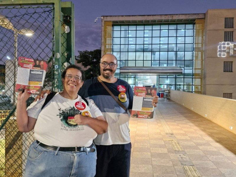 Os candidatos Professor Robson (GDF) e Zanata (Senado) -  (crédito: Divulgação)