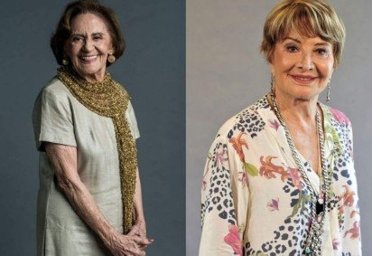 A morte de Laura Cardoso e Glória Menezes foram anunciadas nesta terça-feira (18/8) -  (crédito: Reprodução/Redes Sociais)