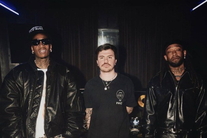 Zerb ao lado de Whiz Khalifa e Ty Dolla Sign