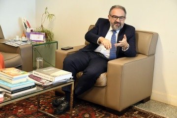 Gustavo Fernandes aponta novos caminhos para o tratamento de câncer - (crédito: Marcelo Ferreira/CB/D.A Press) Gustavo Fernandes aponta novos caminhos para o tratamento de câncer - (crédito: Marcelo Ferreira/CB/D.A Press)