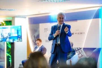 O candidato do PSD à Presidência da República, Ronaldo Caiado, durante participação no 11º Fórum CNT de Debates – Edição Presidenciáveis - (crédito: Viviane Martinelli/CNT) O candidato do PSD à Presidência da República, Ronaldo Caiado, durante participação no 11º Fórum CNT de Debates – Edição Presidenciáveis - (crédito: Viviane Martinelli/CNT)