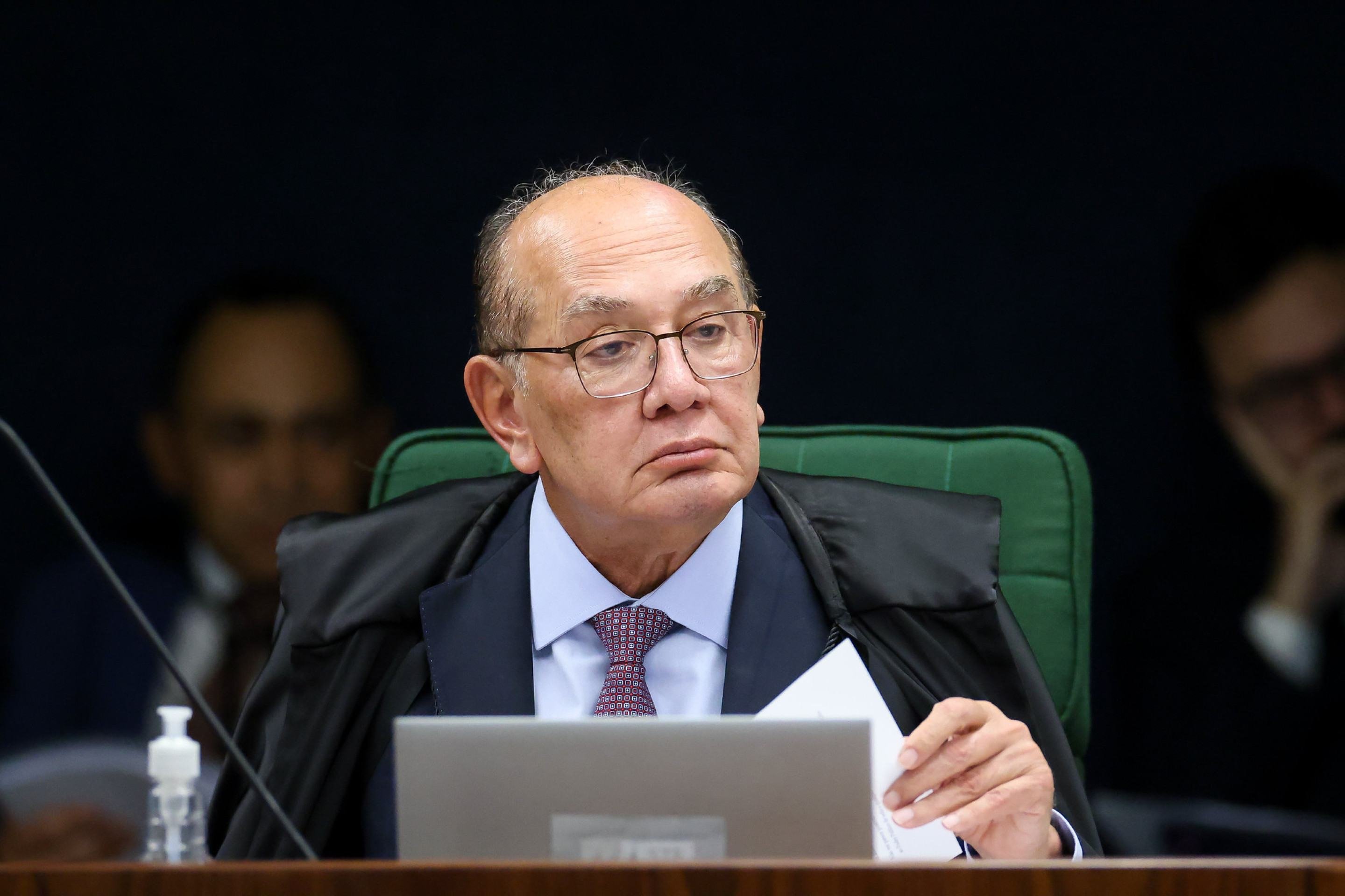 Gilmar: 'Entre o pensamento e a ação, o pensamento e o gesto, vai uma distância enorme' -  (crédito: Gustavo Moreno/STF)