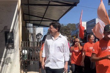 Em agenda, Kiko Caputo promete obras viárias -  (crédito: Ana Carolina Alves/CB/DA Press)