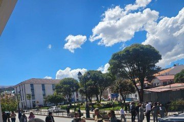 Mesmo distante do epicentro, turistas foram orientados a deixar os hotéis na região de Cusco -  (crédito: Material cedido ao Correio)