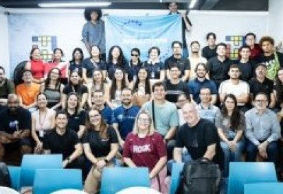 Participantes e organizadores do Sebrae Supernova em Bras&iacute;lia, iniciativa que fomenta inova&ccedil;&atilde;o e empreendedorismo universit&aacute;rio -  (crédito: Divulga&ccedil;&atilde;o) -Participantes e organizadores do Sebrae Supernova em Bras&iacute;lia, iniciativa que fomenta inova&ccedil;&atilde;o e empreendedorismo universit&aacute;rio -  (crédito: Divulga&ccedil;&atilde;o)