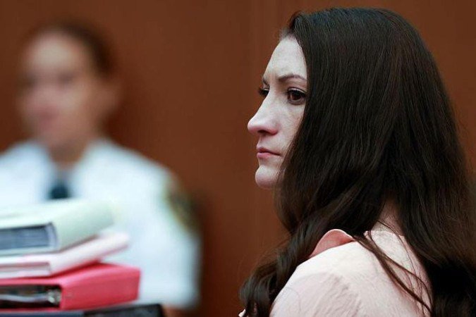 Lindsay e Patrick Clancy quando ela estava grávida - (crédito: Reuters) Lindsay e Patrick Clancy quando ela estava grávida - (crédito: Reuters)
