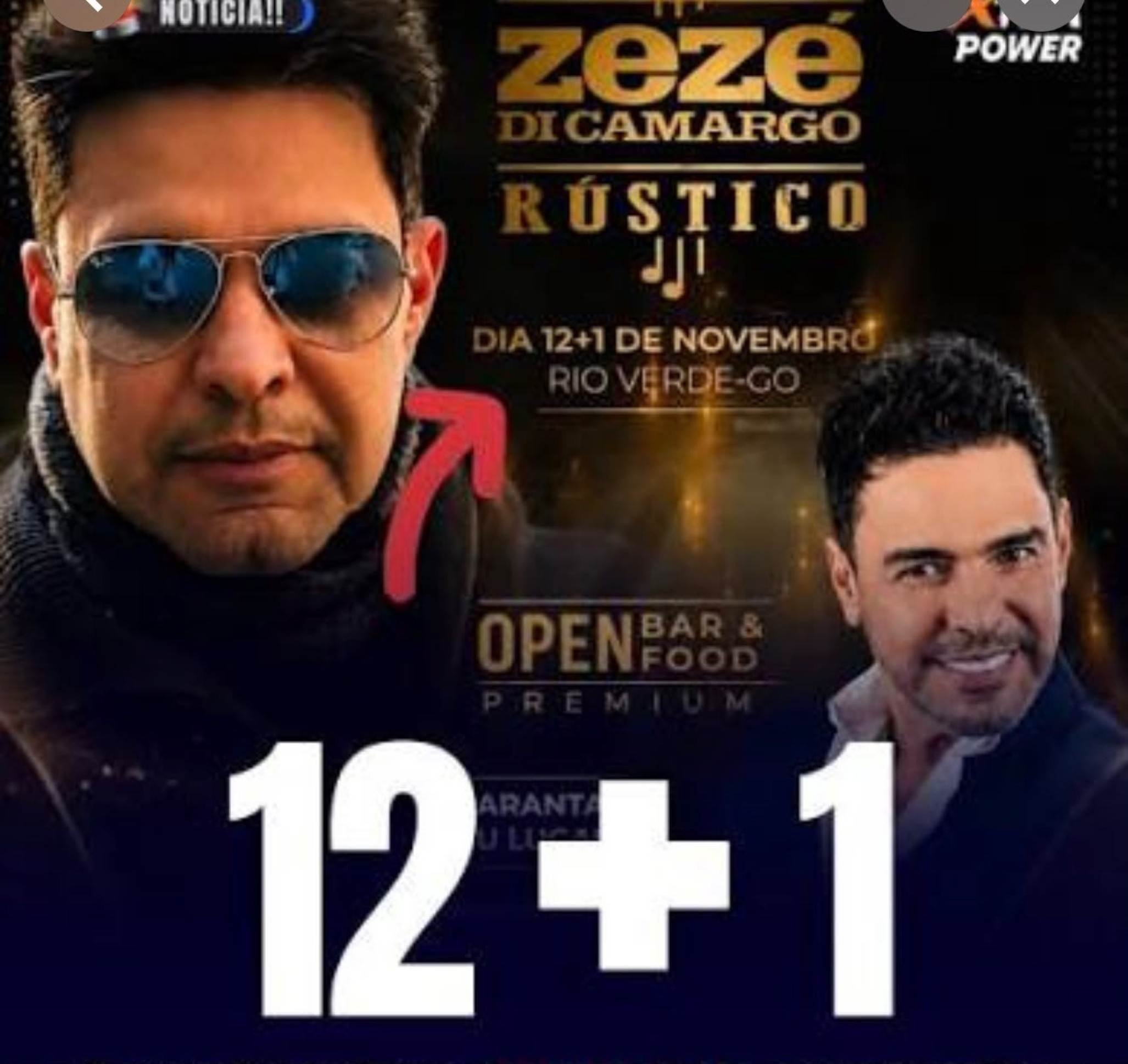 Zezé Di Camargo gera debate na web ao anunciar show e evitar o número 13, da legenda do PT