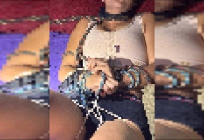 Jovem foi encontrada amordaçada e amarrada -  (crédito: Cedido ao Correio)
