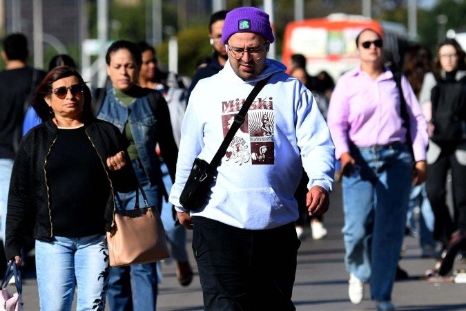 Inmet aponta queda acentuada de temperatura na região Sul do Brasil -  (crédito: Marcelo Ferreira/CB/D.A Press)