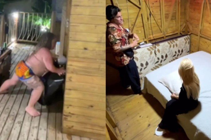 Rancho do Maia: Pônei quebra tudo ao pegar Antonio com outra mulher na cama - (crédito: Reprodução/Instagram) Rancho do Maia: Pônei quebra tudo ao pegar Antonio com outra mulher na cama - (crédito: Reprodução/Instagram)