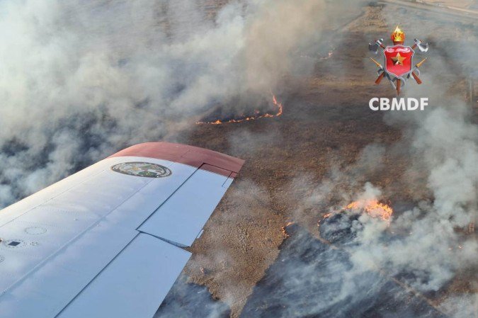 Corpo de Bombeiros divulga balanço de incêndios no DF - (crédito: CBMDF/Divulgação) Corpo de Bombeiros divulga balanço de incêndios no DF - (crédito: CBMDF/Divulgação)