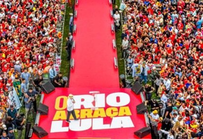  22.08.2026 ... O presidente da Rep..blica, Luiz In..cio Lula da Silva, durante ato de campanha no Rio de Janeiro: o evento "Lula no Rio de Janeiro: O Brasil Pronto Pra Mais", realizado no Est..dio Mo..a Bonita, Rio de Janeiro - RJ. .Foto: Ricardo Stuckert
     -  (crédito:  Foto: Ricardo Stuckert)