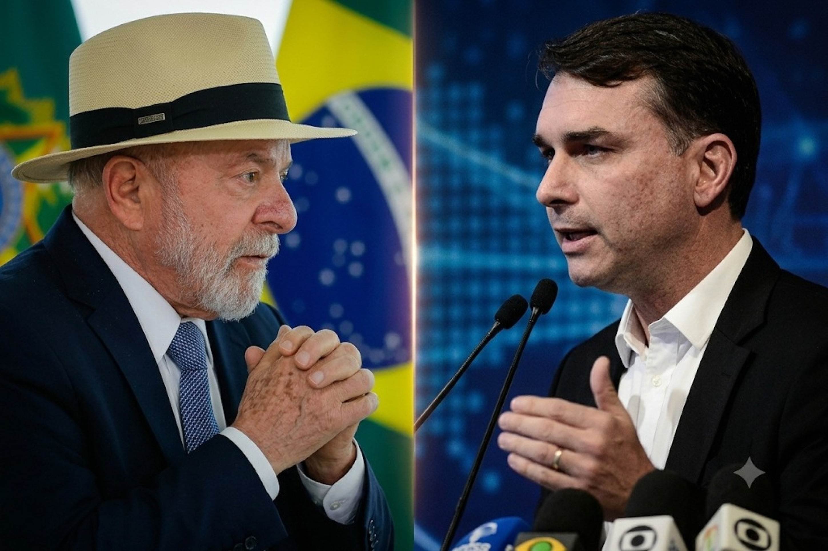 Nas Entrelinhas: Mesmo ausentes, Lula e Flávio são protagonistas do debate - QTU Questões do Universo