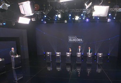 Debate da Band -  (crédito: Reprodução) -Debate da Band -  (crédito: Reprodução)