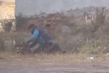 Homem foi preso no momento do ataque - (crédito: Material cedido ao Correio) Homem foi preso no momento do ataque - (crédito: Material cedido ao Correio)