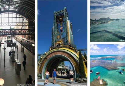 Confira os lugares preferidos dos brasileiros em 2026 -  (crédito: Uai Turismo) -Confira os lugares preferidos dos brasileiros em 2026 -  (crédito: Uai Turismo)
