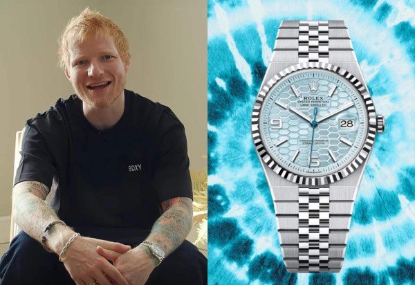 Ed Sheeran &eacute; um grande amante de rel&oacute;gios