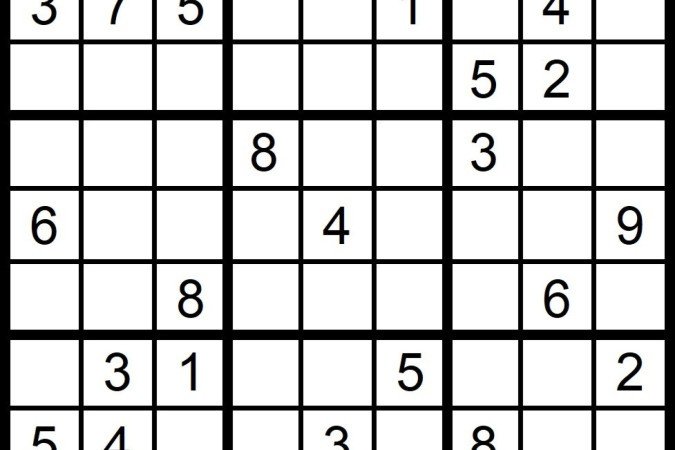 Credito: Rosfer Editorial/D.A Press. Jogo Sudoku. Publicar em 26/08/2026.