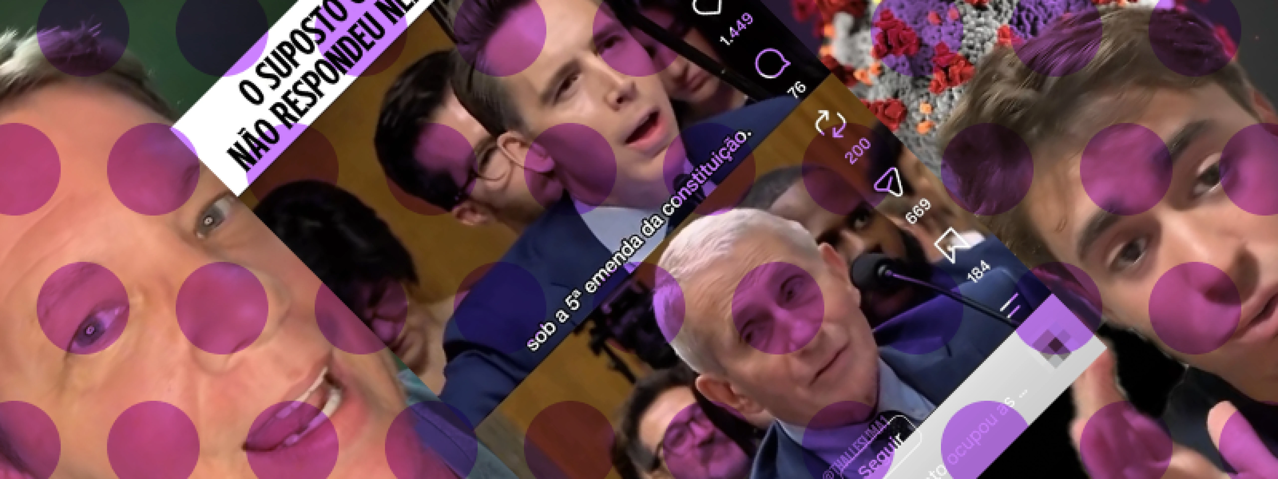 Desinformação sobre a origem da covid-19 volta a circular após audiência de Anthony Fauci nos EUA -  (crédito: reprodução/comprova )