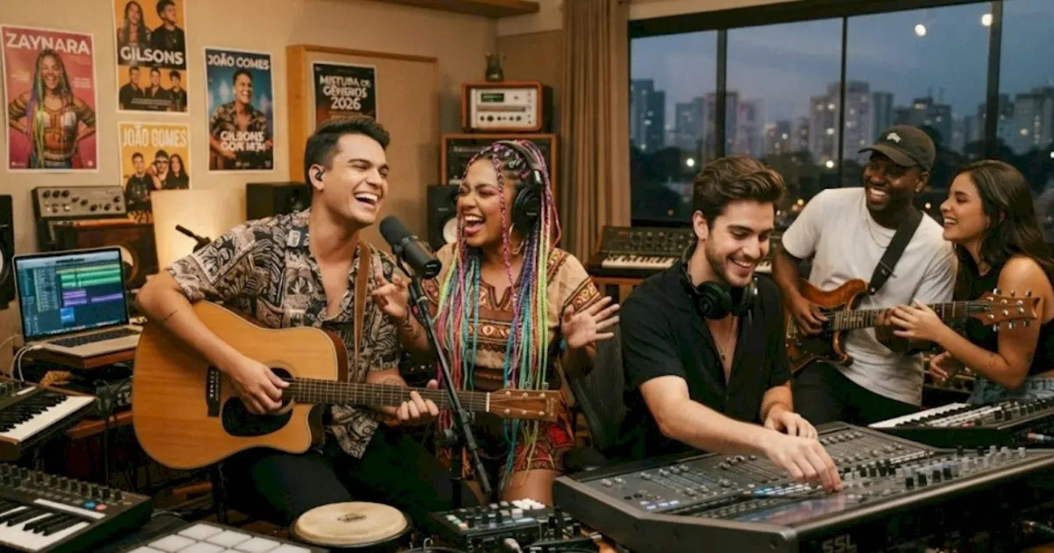 Nova geração da música brasileira aposta na mistura de gêneros