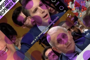 Desinformação sobre a origem da covid-19 volta a circular após audiência de Anthony Fauci nos EUA - (crédito: reprodução/comprova ) Desinformação sobre a origem da covid-19 volta a circular após audiência de Anthony Fauci nos EUA - (crédito: reprodução/comprova )