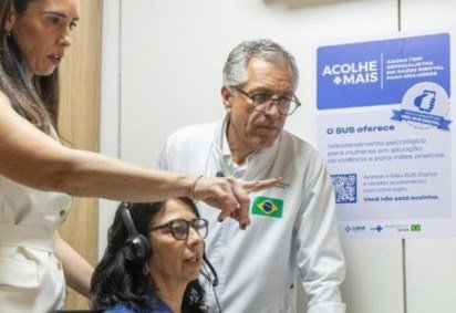 Servi&ccedil;o Acolhe Mais + oferece teleatendimento psicol&oacute;gico para mulheres em situa&ccedil;&atilde;o de viol&ecirc;ncia e m&atilde;es at&iacute;picas -  (crédito: Divulga&ccedil;&atilde;o/Minist&eacute;rio da Sa&uacute;de) -Servi&ccedil;o Acolhe Mais + oferece teleatendimento psicol&oacute;gico para mulheres em situa&ccedil;&atilde;o de viol&ecirc;ncia e m&atilde;es at&iacute;picas -  (crédito: Divulga&ccedil;&atilde;o/Minist&eacute;rio da Sa&uacute;de)