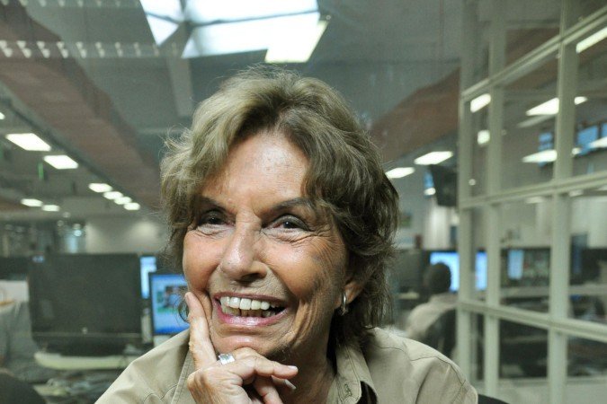 Maria Elisa na redação do Correio em 2014
- (crédito: Paula Rafiza/Esp.CB/D.A Press) Maria Elisa na redação do Correio em 2014
- (crédito: Paula Rafiza/Esp.CB/D.A Press)