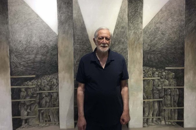 Artista palestino Sliman Mansour morre aos 79 anos - (crédito: Divulgação) Artista palestino Sliman Mansour morre aos 79 anos - (crédito: Divulgação)