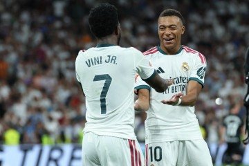 74,1% dos jogadores do Real Madrid são estrangeiros - (crédito: Thomas Coex/AFP) 74,1% dos jogadores do Real Madrid são estrangeiros - (crédito: Thomas Coex/AFP)