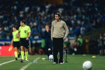 Eduardo 'Barba' Domínguez durante o clássico no Mineirão -  (crédito: Pedro Souza/Atlético Mineiro)