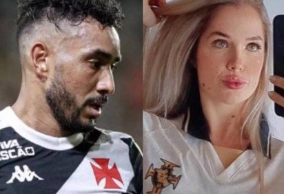 Dimitri Payet e Larissa Ferrari -  (crédito: Reprodução rede social) -Dimitri Payet e Larissa Ferrari -  (crédito: Reprodução rede social)