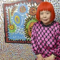 A renomada artista Yayoi Kusama, teve recorde de publico no Brasil  -  (crédito: AFP)