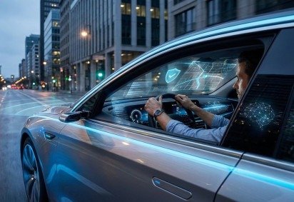 A intelig&ecirc;ncia artificial em ve&iacute;culos modernos foca em oferecer suporte ao motorista, aprimorando a seguran&ccedil;a e navega&ccedil;&atilde;o no tr&acirc;nsito urbano -  (crédito: Flow) -A intelig&ecirc;ncia artificial em ve&iacute;culos modernos foca em oferecer suporte ao motorista, aprimorando a seguran&ccedil;a e navega&ccedil;&atilde;o no tr&acirc;nsito urbano -  (crédito: Flow)